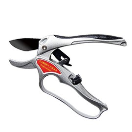 NUZAMAS Bypass Pruning Shears 8 inch SK-5 Steel Blade Gardening Hand Pruners Cutter Bush, Shrub & Hedge Clippers Garden Scissors Silver Colour