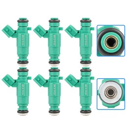 6ps CCIYU 35310-3C400 Fuel Injector Kits fit for 2010-2012 for Hyundai for Santa Fe, 2011-2012, 2014 for Kia for Sedona, 2011-2013 for Kia for Sorento 4 Holes Automotive Engein