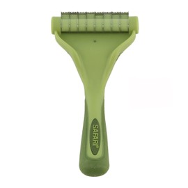 Coastal Pet - Safari - Shed Magic De-Shedding Tool for Dogs with Short to Medium Hair, No Color, Medium (6.25" L x 3.5" W)