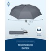 FARE Oversized Pocket Umbrella Skylight - Effective Umbrella with LED