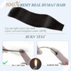 Tape Extensions Real Hair 10 Pieces 35 cm Natural Black