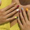 Multi-Color Nail Glitter Set,18 Shimmering Glitter Colors Micro Mini Glass