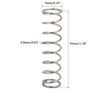 TOP-VIGOR 10Pcs Compression Spring, 9mm OD,0.8mm Wire Size,35mm Free Length