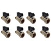 Aumix 15mm x 12mm Isolating Valve with Handle UK Compression