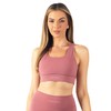 Carlheim Women's Serenita Active Collection X-Back Sports Bra, cranberry