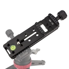 Camera Rail Nodal Slide 150 mm Quick Release Plate Clamp Compatible with Arca Swiss Tripod for DSLR Tripod Monopod Ball Head for Panoramic Close-up Photography
