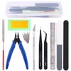 Qovydx 15Pcs Gundam Model Tools Kit Gunpla Tool Kits Modeler