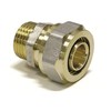 Straight Connector 16mm - 3/4" Male - Compression Fit, Fittings