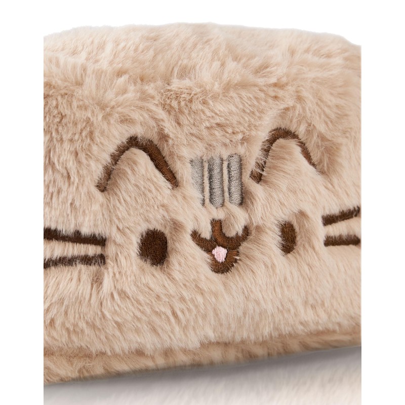 Pusheen Womens Fluffy Makeup Bag | Ladies All Over Fur