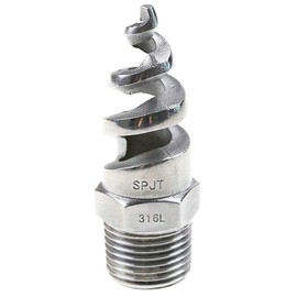 beduan 1" Male Spiral Cone Atomization Nozzle Stainless Steel(316) Dust Remove Atomized Sprayer for Gas Cooling, Washing, Fire Proof