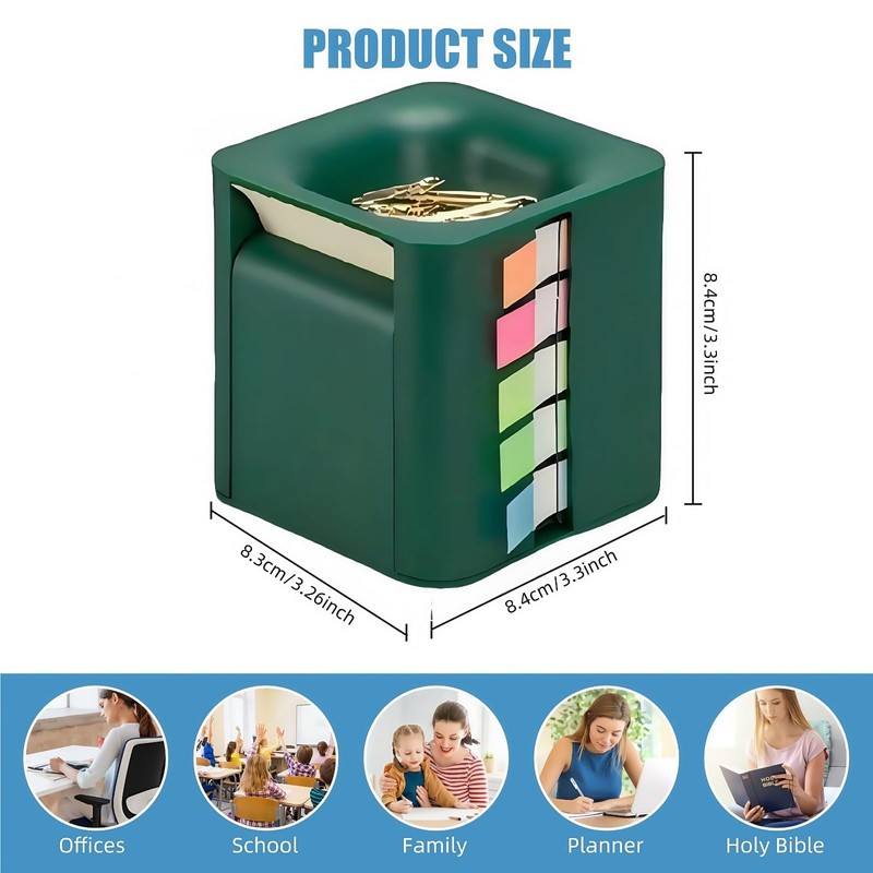 YioeKaa 5 in 1 Sticky Note Dispenser for Desk with