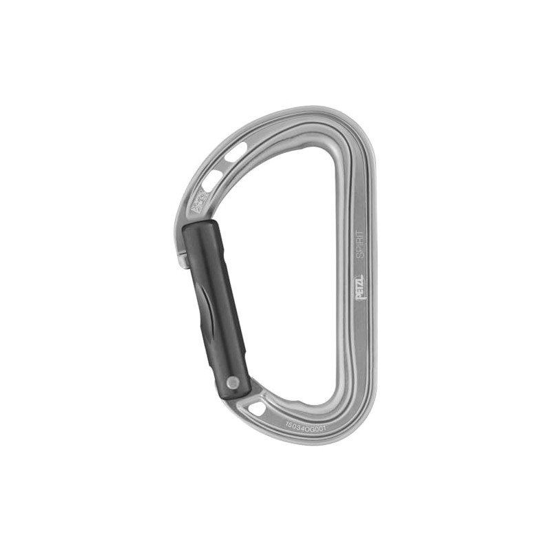 Petzl, Spirit, Carabiner, Grey, U, Unisex Adult