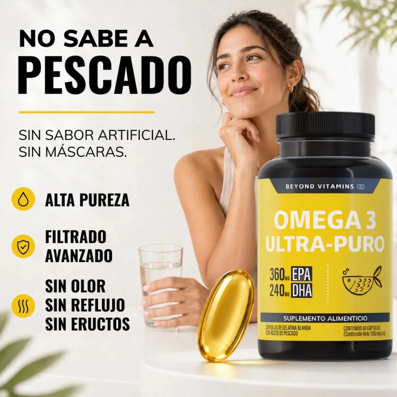 Omega Ultra Aceite Pescado 360mg Epa 240mg Dha Forma Peces