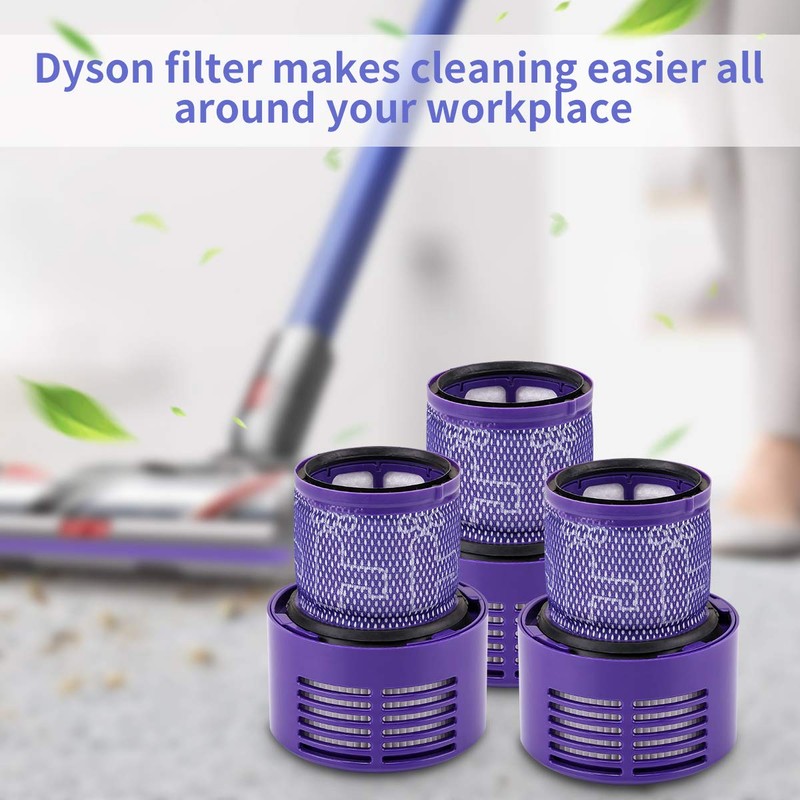 Dyson V10 Filters, morpilot 3 Pack Dyson V10 Replacement Filters