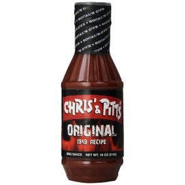 2 Set - Chris' & Pitt'S Original BBQ Sauce, 18 oz
