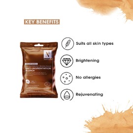 Nutriglow Advanced Organics Anti-Pigmentation Bleach for Lightening & Brightening (6 In 1) - 20G, All Skin Types