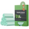 Small Trash Bags, 2.6 Gallon Compostable Trash Bags Bathroom Wastebasket