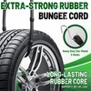 Adjustable Bungee Cords with Hooks, 10 Pack, 31", EPDM Rubber