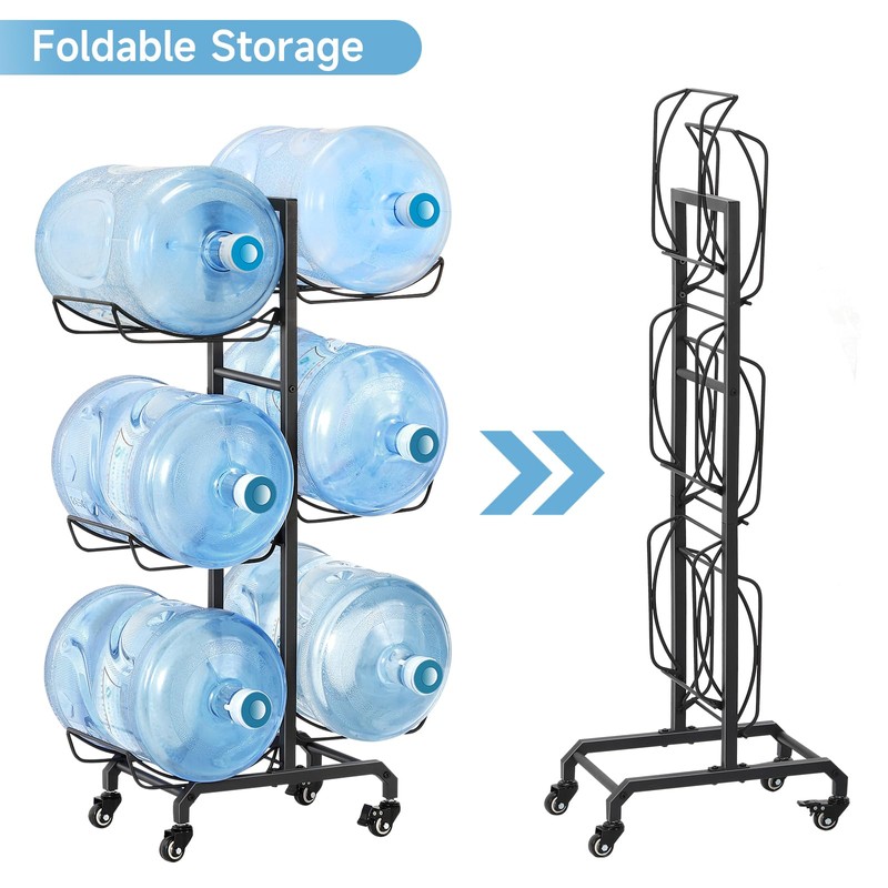 MOOACE 5 Gallon Water Jug Holder & Dispenser - 4