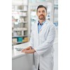 KODAMA White Laboratory Coat 100% Cotton - Press Stud Fastening,