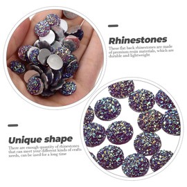 Healeved 300pcs Flat Back Rhinestones for DIY Crafts Glitter Gems Jewelry Making Nail Art and Home Decor