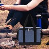 BIUDECO Thermal Insulated Lunch Bag Portable Food Container for Camping
