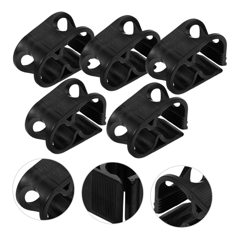 NOLITOY 5pcs Adjustable Hose Clamps for Water Control Tube Shut