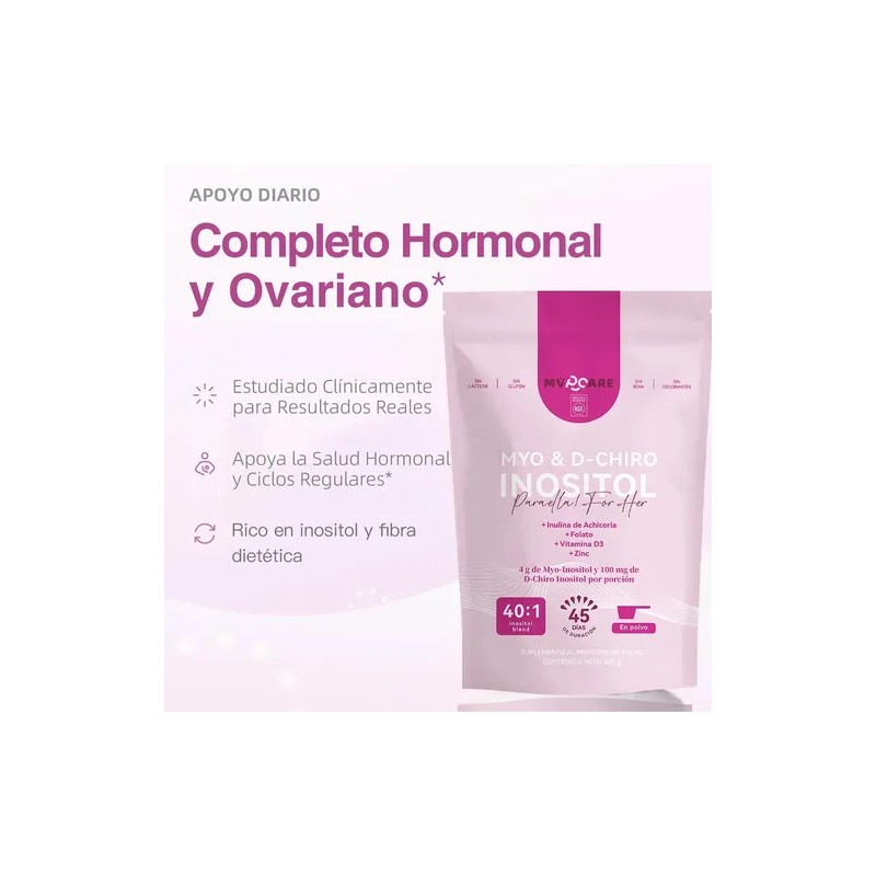 401 Myo Y D Chiro Inositol Inositol En Polvo 225g