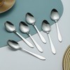 Kyraton Teaspoons 12 Pieces 14cm Stainless Steel Teaspoons, Dessert Spoon,Golden