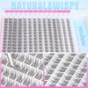 Natural Lash Extension Kit 168Pcs Lash Clusters Kit Wispy Eyelash