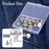20 PCS Replacement Jean Buttons No Sew 17 mm Buttons