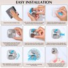 warlve Suction Cup Hooks for Shower - Reusable No-Drill Mounting