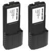 2X 7.4V 2600mAh Li-ion Extended Battery for Baofeng BL-5L, BF-F8HP,