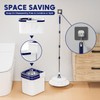 Spin Mop and Bucket with Wringer Set, Mop Bucket System