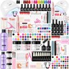 Acrylic Nail Kit for Beginners with 10 Colors Gel Nail