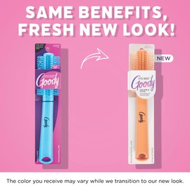 Goody Style Boost Round Brush 21mm, Volumizing Blow Out, for Fine, Short & Medium Hair, Easy-Grip Handle, Lightweight Styling for Lift & Root Volume, Coral