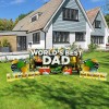 VictoryStore Father's Day Oversized EZ Yard Cards World's Best Dad