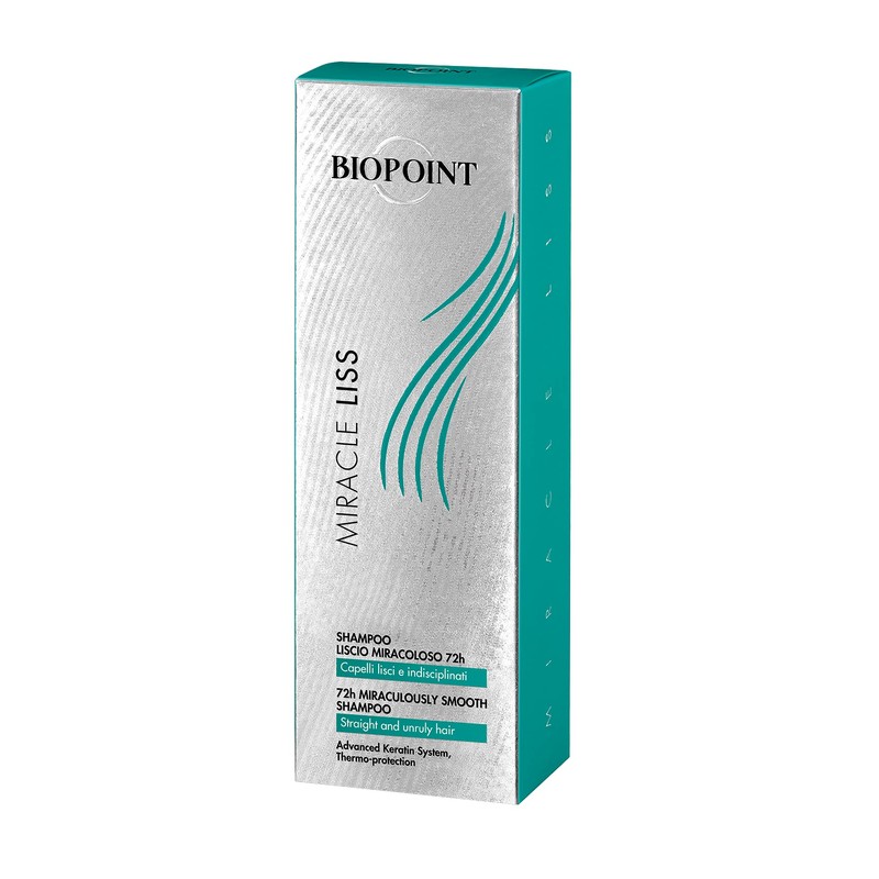 Biopoint Miracle Liss Straight Shampoo 72 Hours Gentle Cleansing Effect