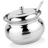 Rastogi Handicrafts Stainless Steel Storage Capacity 200 ml Pot for