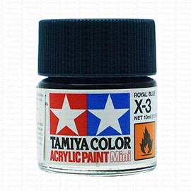 Tamiya 81503 Acrylic Mini X-3 Royal Blue