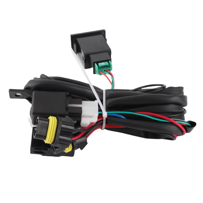 Fog Lamp Switch Wiring Kit 12V 40A Car LED Fog