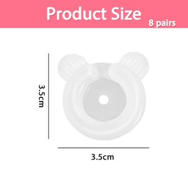 8Pcs Duvet Cover Clips, Quilt Fixing Clips, Needle-Free Quilt Cover Clip, Duvet Donuts Comforter Clips, Non-Slip Duvet Cover Clips to Keep Duvet in Place, Locking Clasp Fastening, Easy to Remove