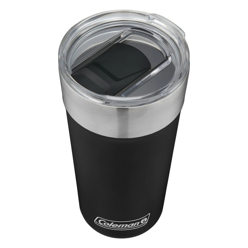 Coleman Brew Insulated Stainless Steel Tumbler, Black, 20 oz.