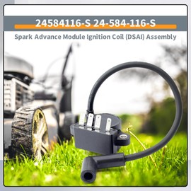 24584116-S 24-584-116-S Spark Advance Module Ignition Coil (DSAI) Assembly Replacement for Kohler Mower Engine CH740-3103/ CH740-3104/ CH740-3344/ CH740-3345 Part Replace 2458491-S 2458465-S 2458454-S