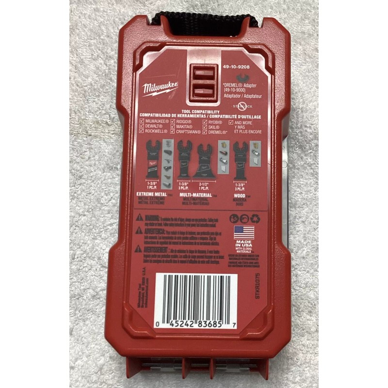 Milwaukee Multi-Tool Blade Set (8-Piece) 49-10-9208