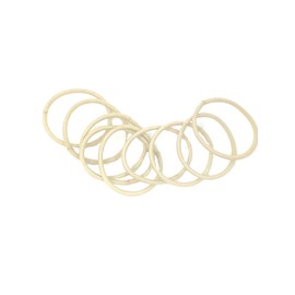 Hair Bobbles – Elastic with No Metal Plate, Ideal for blonde hair (Pack of 10