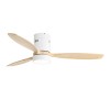 USA Modern Design 52 Inch 3 Solid Wood Blade Smart