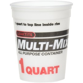 Leaktite Corp. 2M3 Mixing And Storage Container-0.9l MIXING CONTAINER