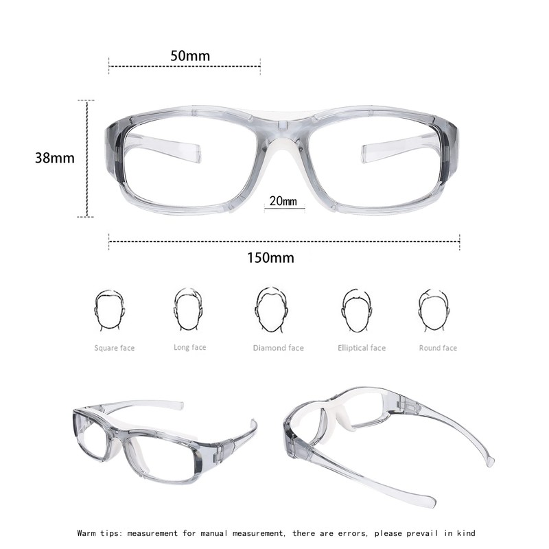 SooGree - anteojos deportivas de squash y racquetball, anteojos de