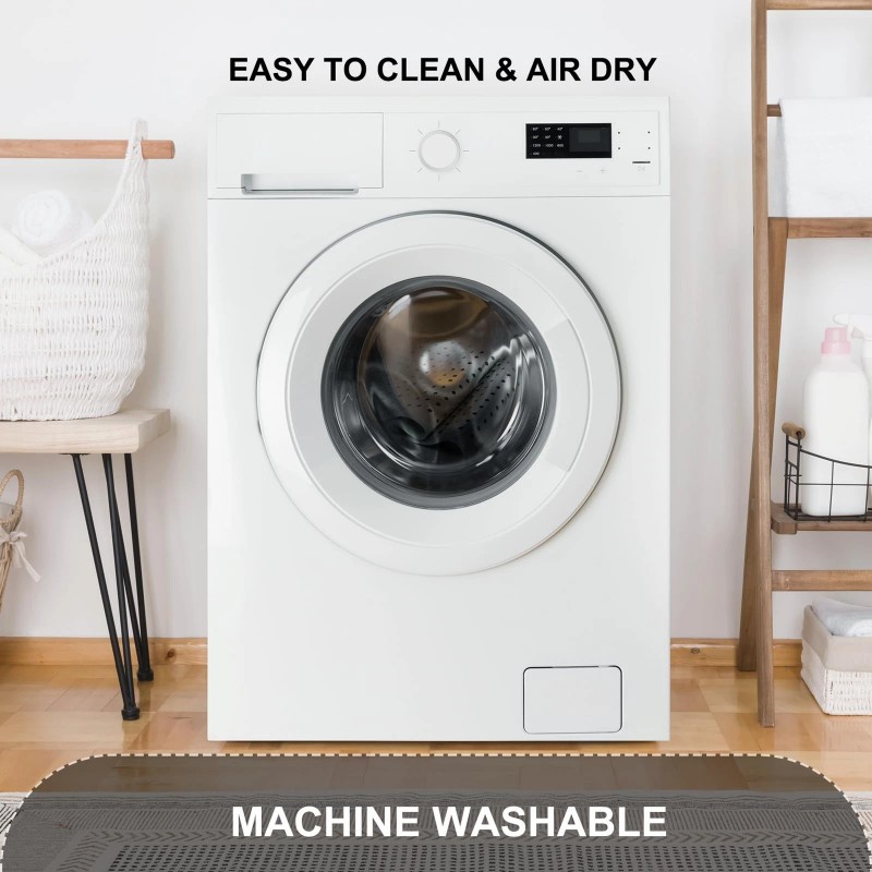 TEESHLY Extra Large Non Slip Bath Tub and Shower Mats